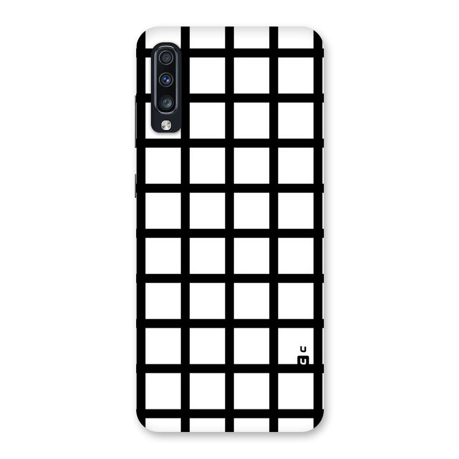 Aesthetic Grid Lines Back Case for Galaxy A70