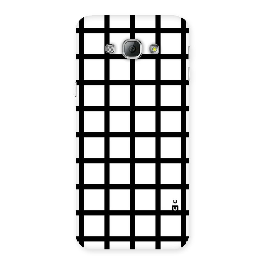 Aesthetic Grid Lines Back Case for Galaxy A8