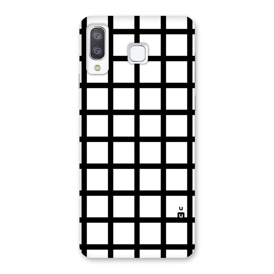 Aesthetic Grid Lines Back Case for Galaxy A8 Star