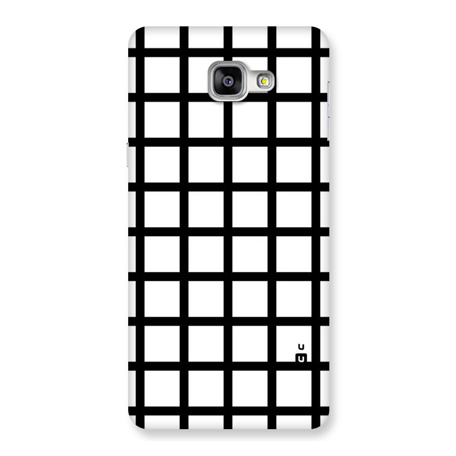 Aesthetic Grid Lines Back Case for Galaxy A9