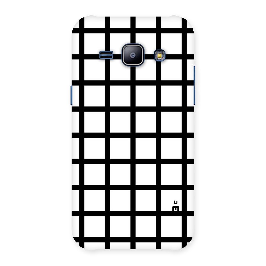 Aesthetic Grid Lines Back Case for Galaxy J1