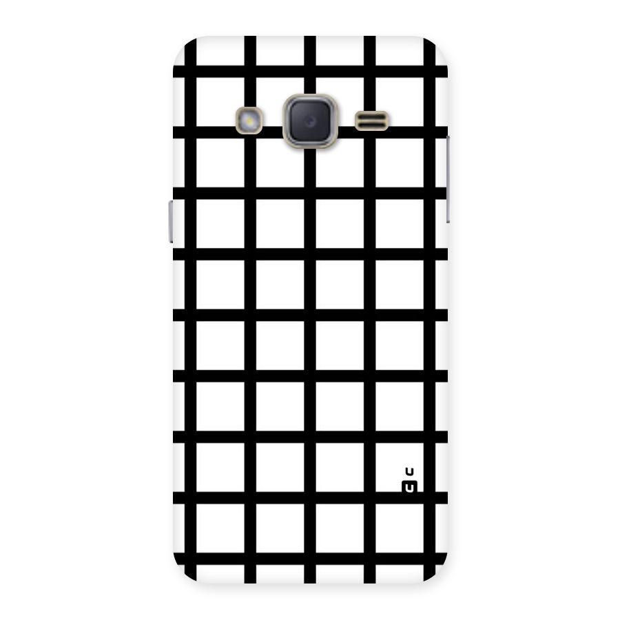 Aesthetic Grid Lines Back Case for Galaxy J2