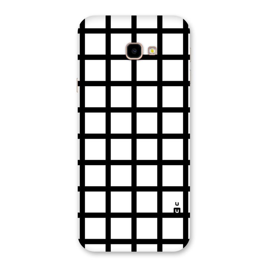 Aesthetic Grid Lines Back Case for Galaxy J4 Plus