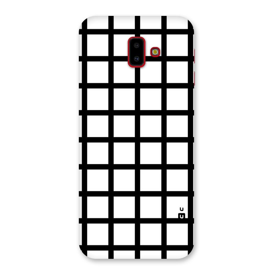 Aesthetic Grid Lines Back Case for Galaxy J6 Plus