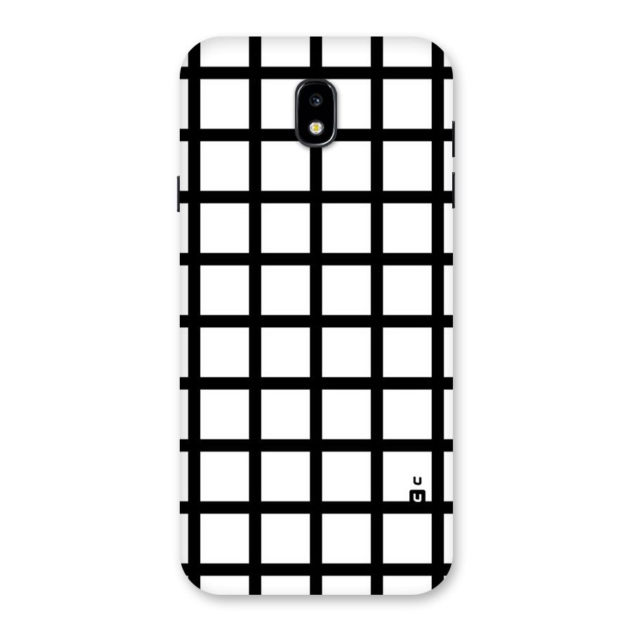 Aesthetic Grid Lines Back Case for Galaxy J7 Pro