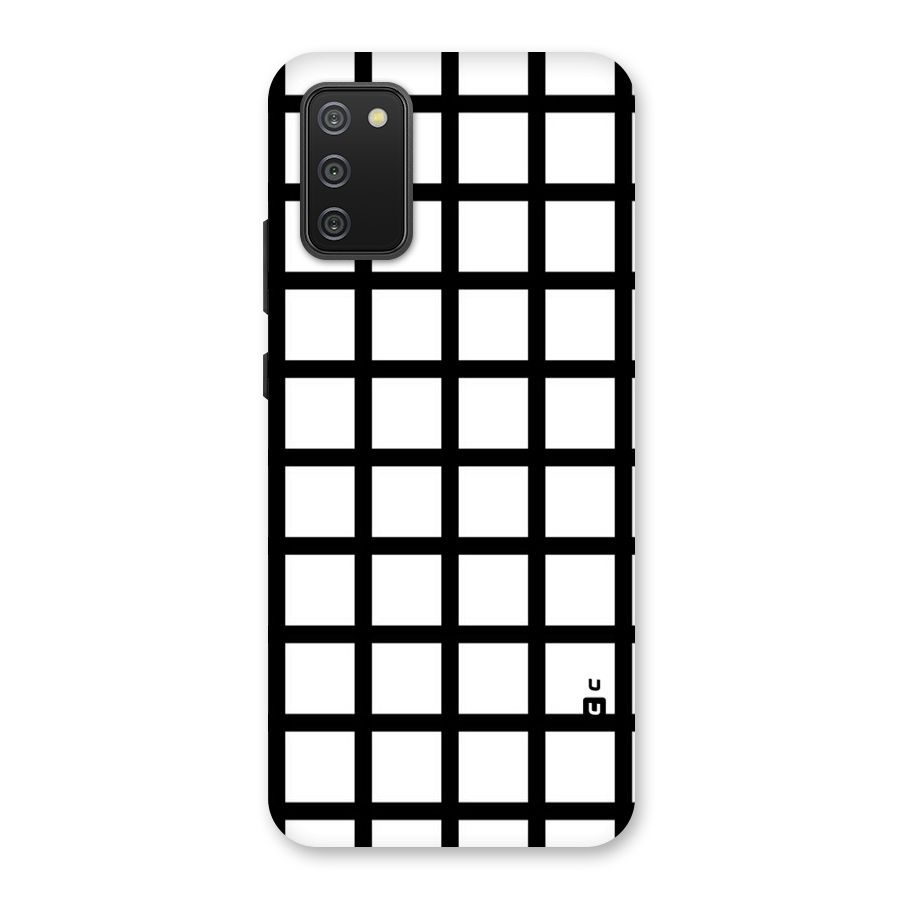 Aesthetic Grid Lines Back Case for Galaxy M02s