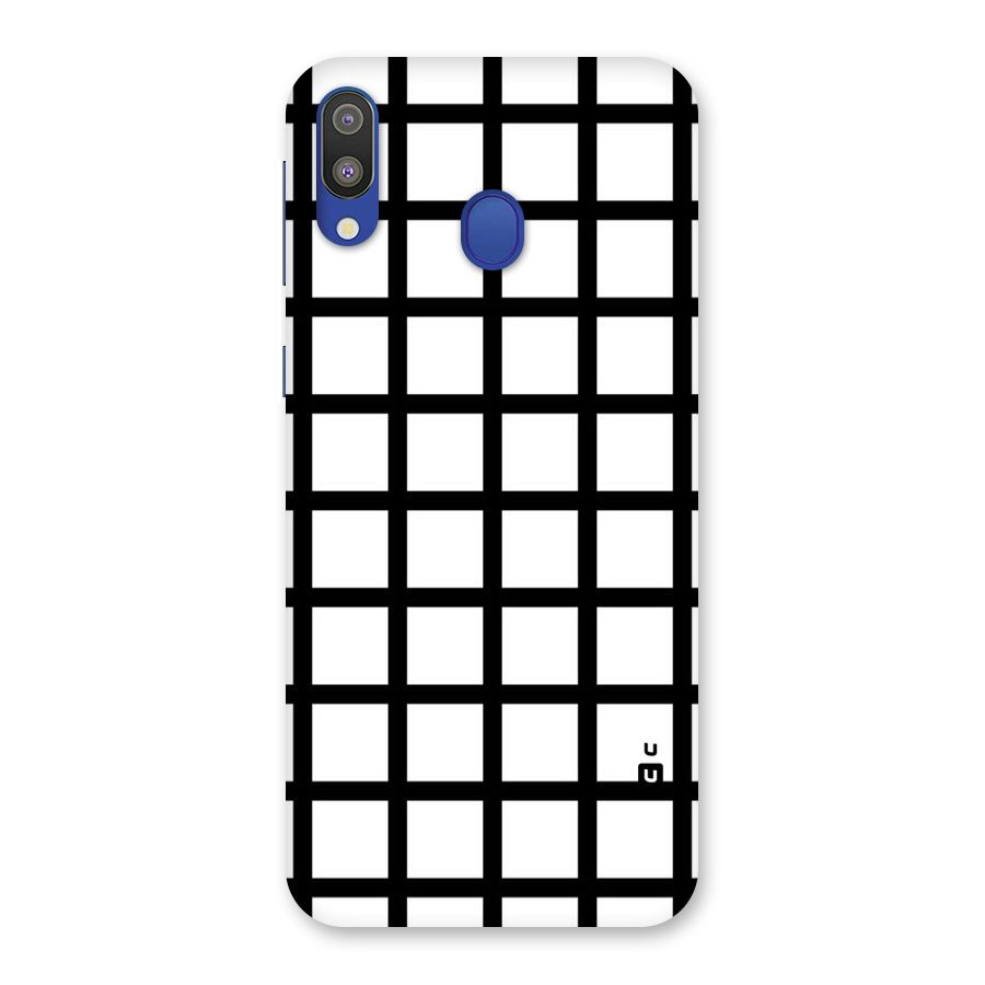 Aesthetic Grid Lines Back Case for Galaxy M20