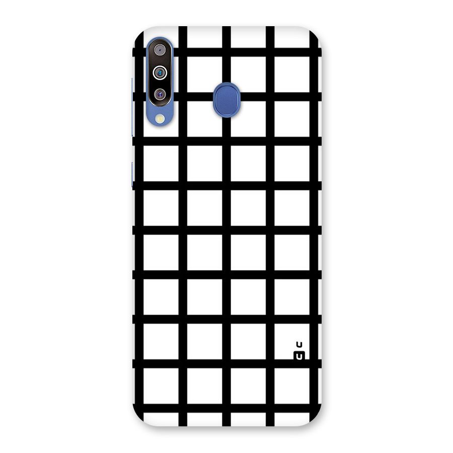 Aesthetic Grid Lines Back Case for Galaxy M30