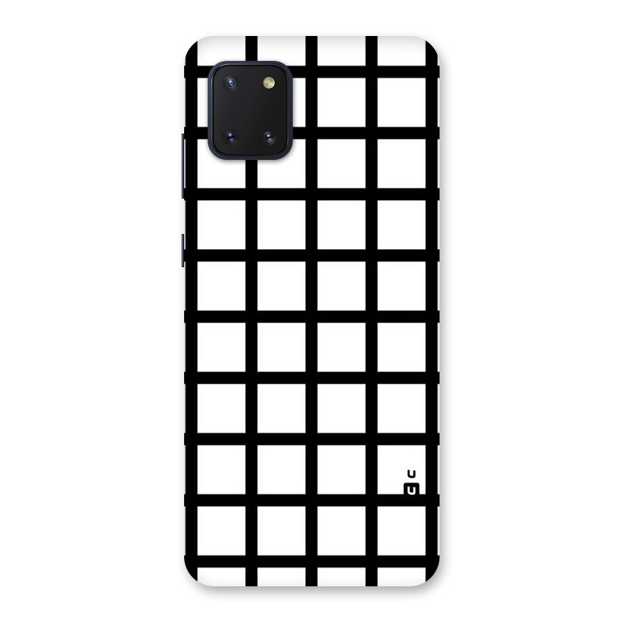 Aesthetic Grid Lines Back Case for Galaxy Note 10 Lite
