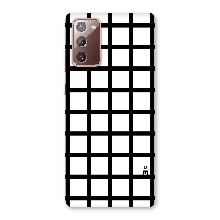 Aesthetic Grid Lines Back Case for Galaxy Note 20