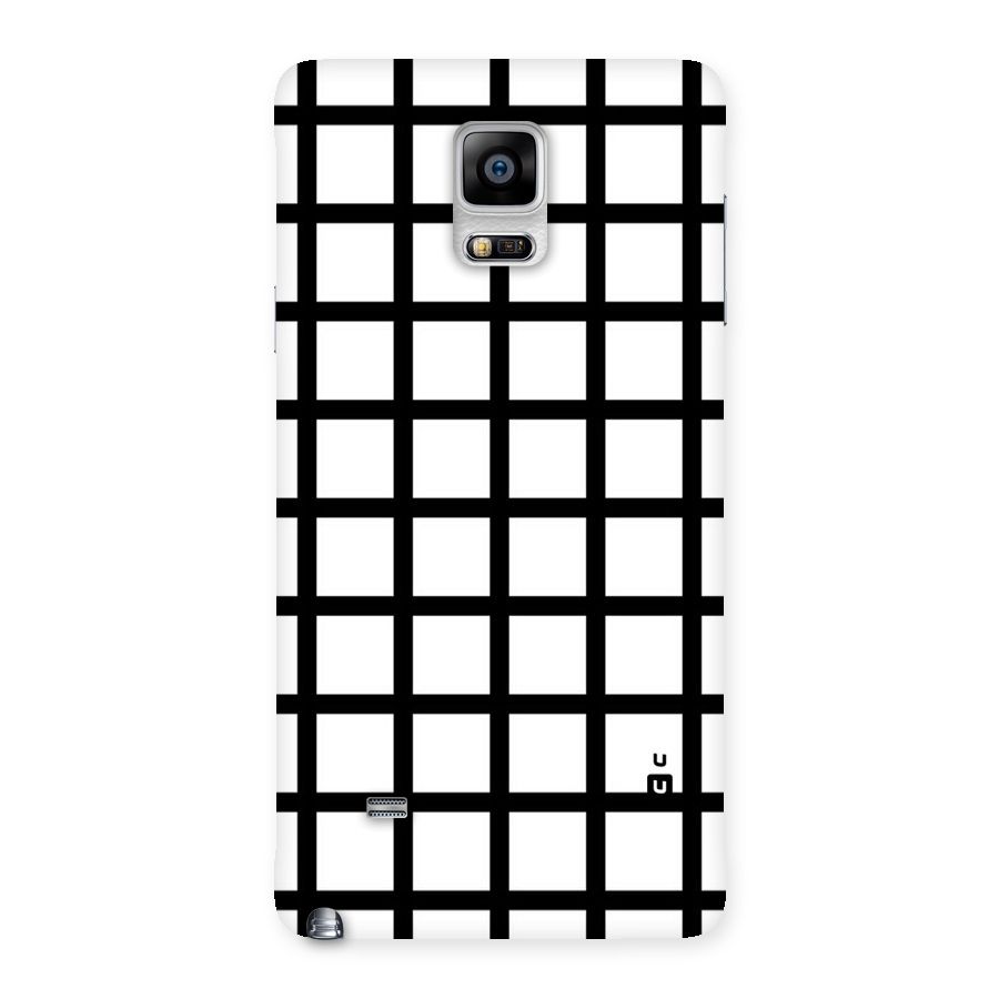 Aesthetic Grid Lines Back Case for Galaxy Note 4
