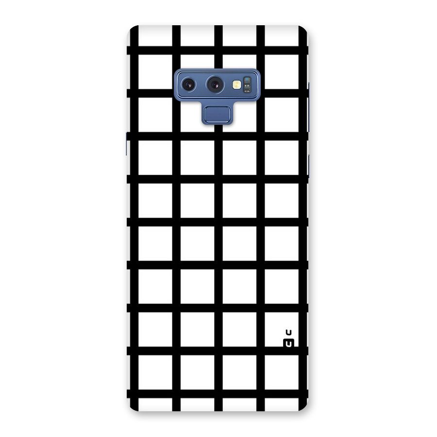 Aesthetic Grid Lines Back Case for Galaxy Note 9