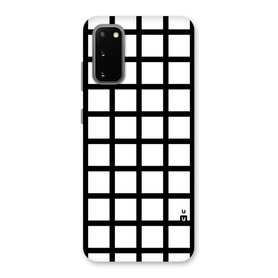 Aesthetic Grid Lines Back Case for Galaxy S20