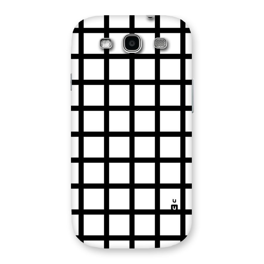 Aesthetic Grid Lines Back Case for Galaxy S3