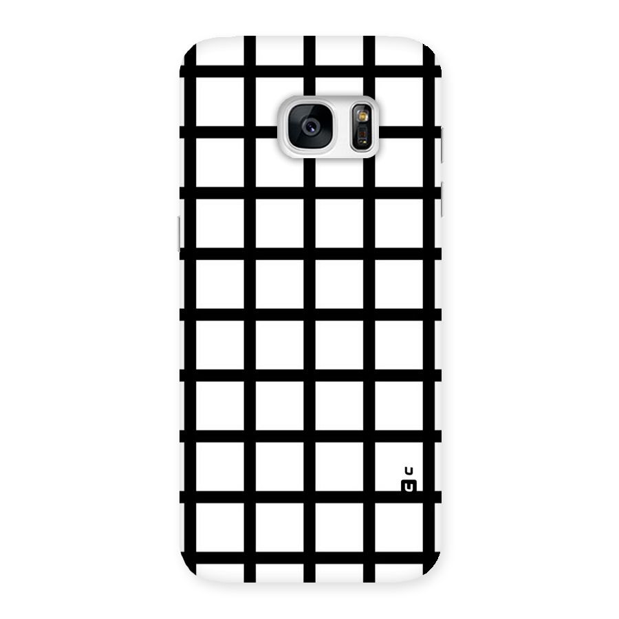 Aesthetic Grid Lines Back Case for Galaxy S7 Edge