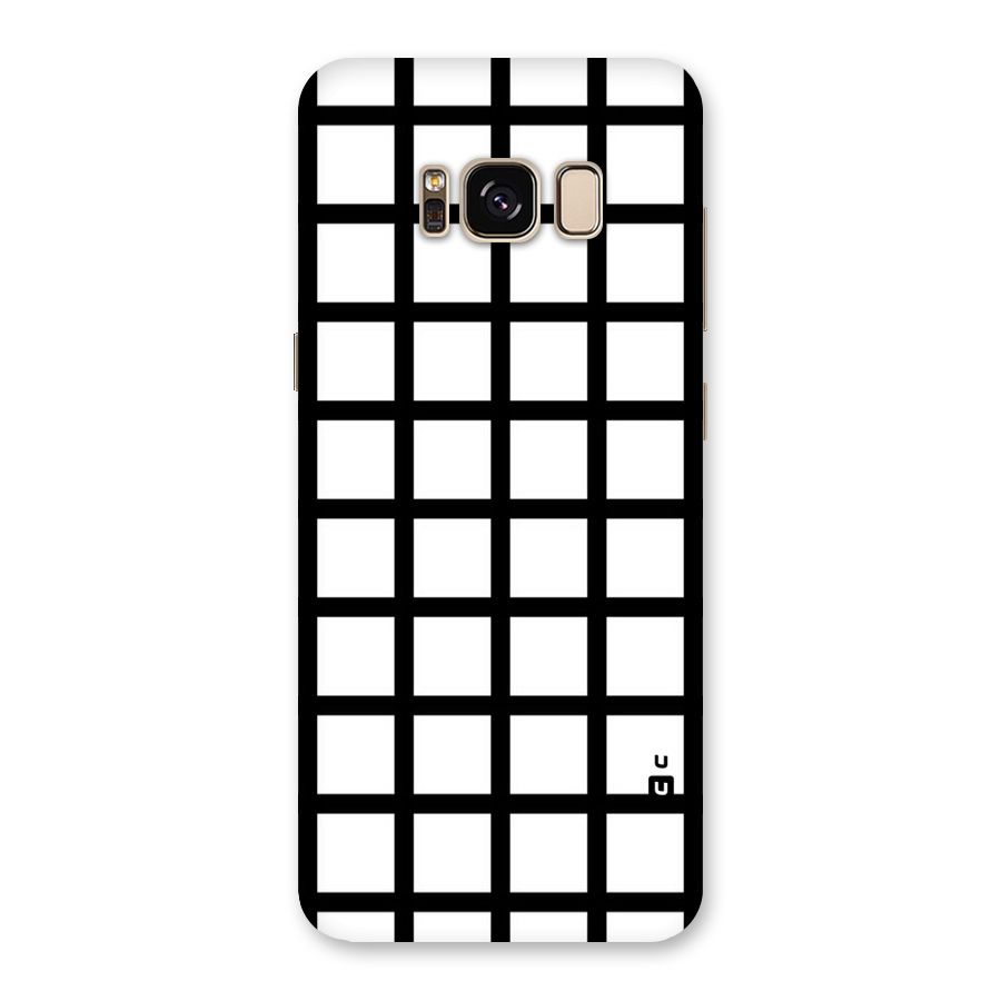 Aesthetic Grid Lines Back Case for Galaxy S8