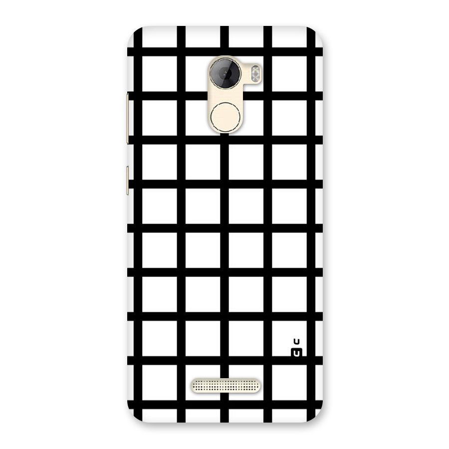 Aesthetic Grid Lines Back Case for Gionee A1 LIte