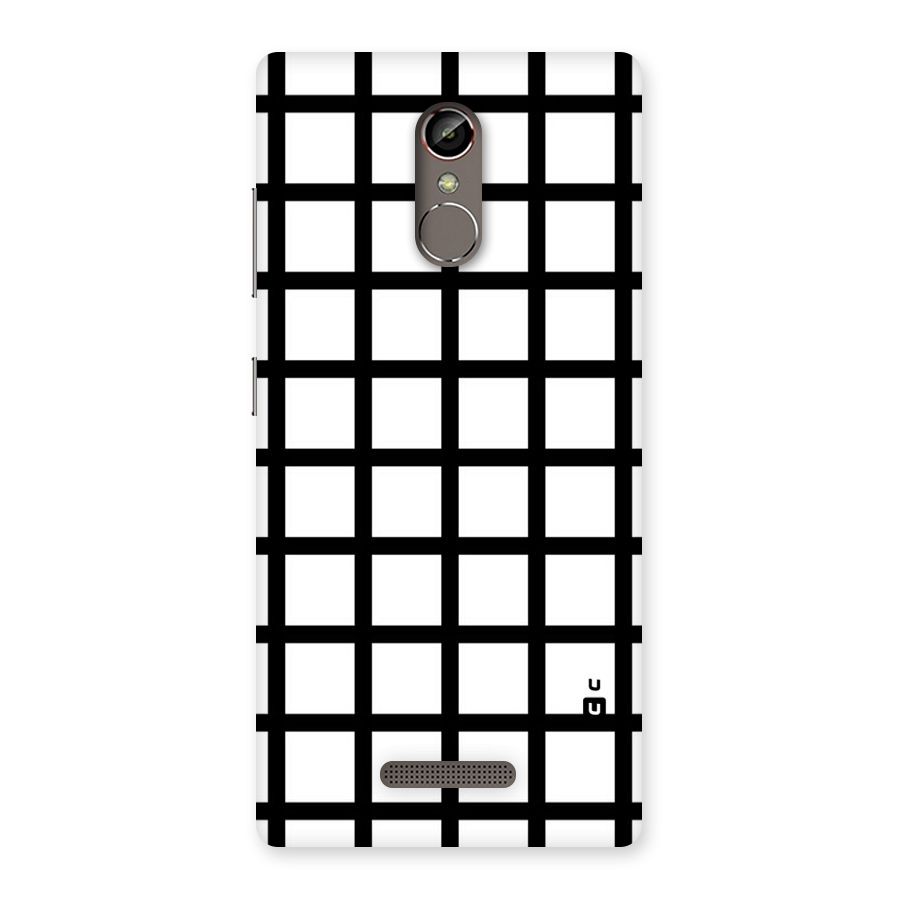 Aesthetic Grid Lines Back Case for Gionee S6s