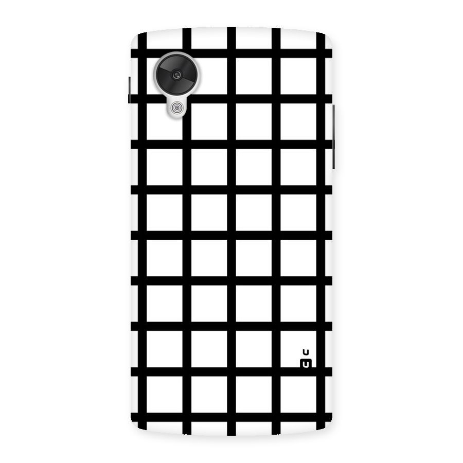 Aesthetic Grid Lines Back Case for Google Nexsus 5