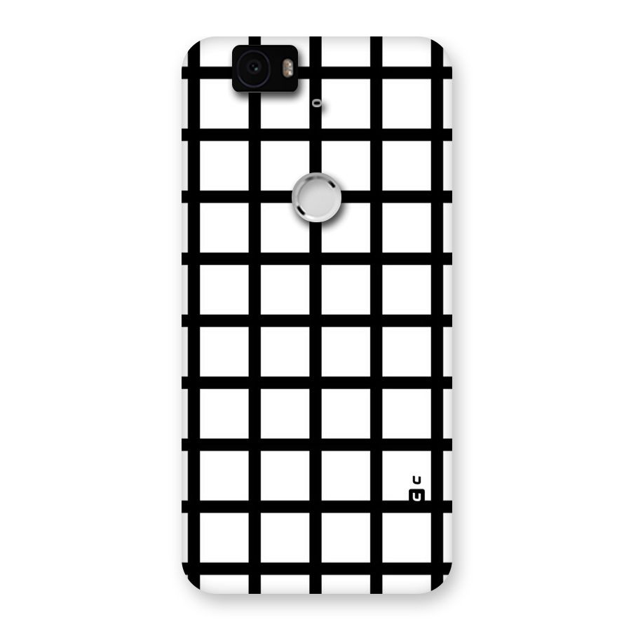 Aesthetic Grid Lines Back Case for Google Nexus-6P