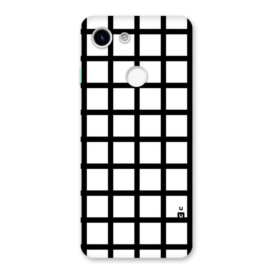 Aesthetic Grid Lines Back Case for Google Pixel 3