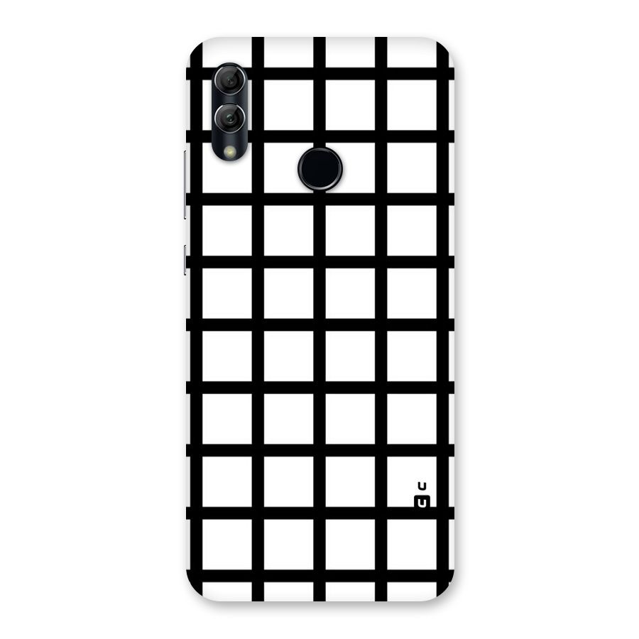 Aesthetic Grid Lines Back Case for Honor 10 Lite