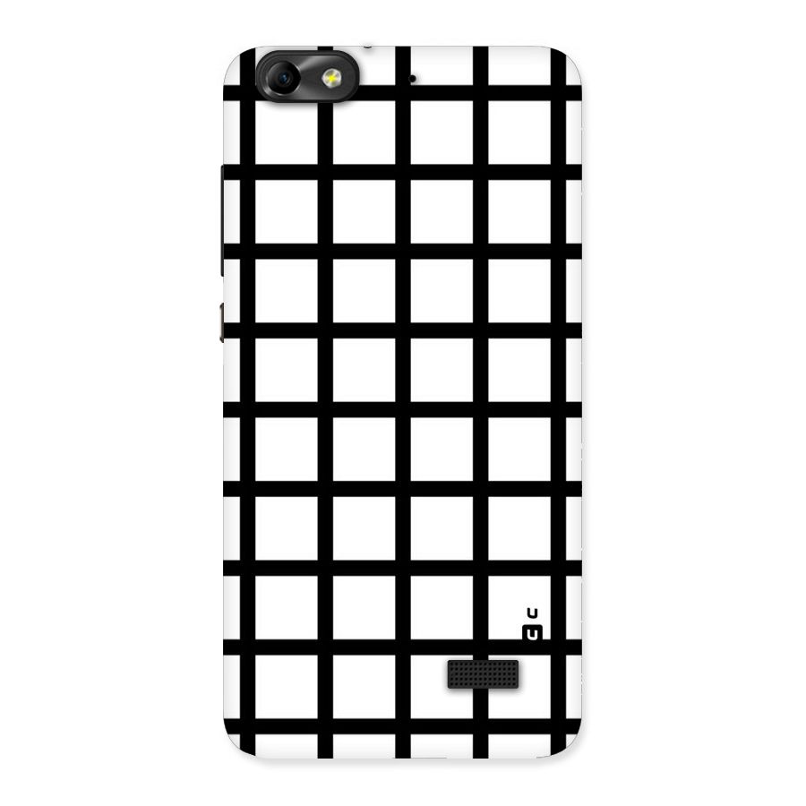Aesthetic Grid Lines Back Case for Honor 4C