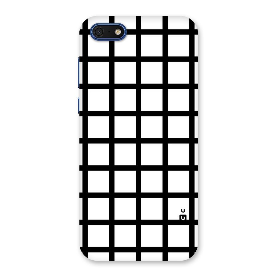 Aesthetic Grid Lines Back Case for Honor 7s