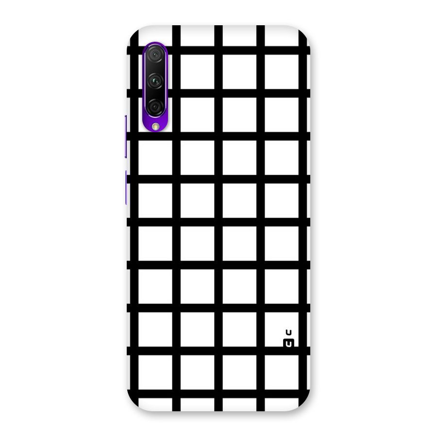 Aesthetic Grid Lines Back Case for Honor 9X Pro