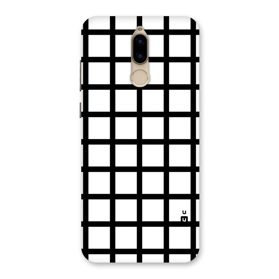 Aesthetic Grid Lines Back Case for Honor 9i