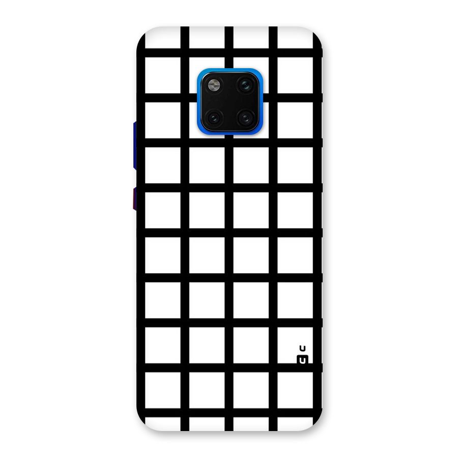 Aesthetic Grid Lines Back Case for Huawei Mate 20 Pro