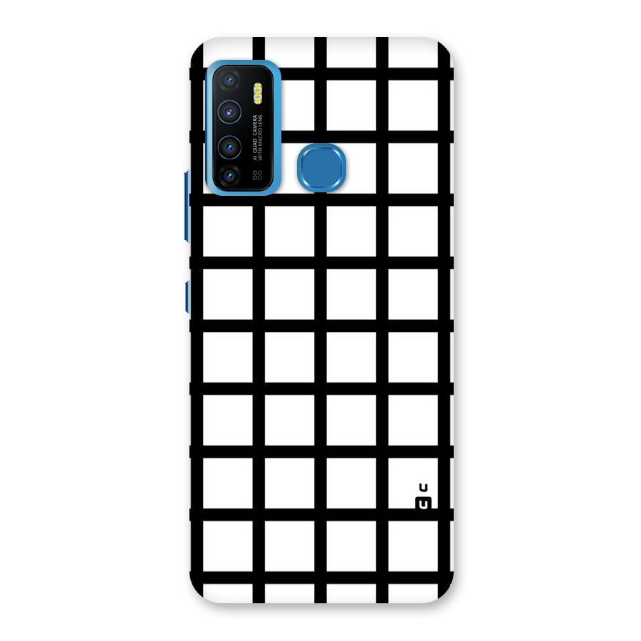 Aesthetic Grid Lines Back Case for Infinix Hot 9