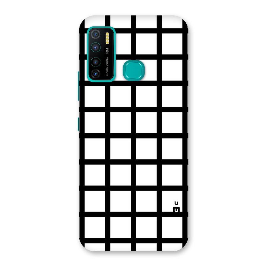 Aesthetic Grid Lines Back Case for Infinix Hot 9 Pro