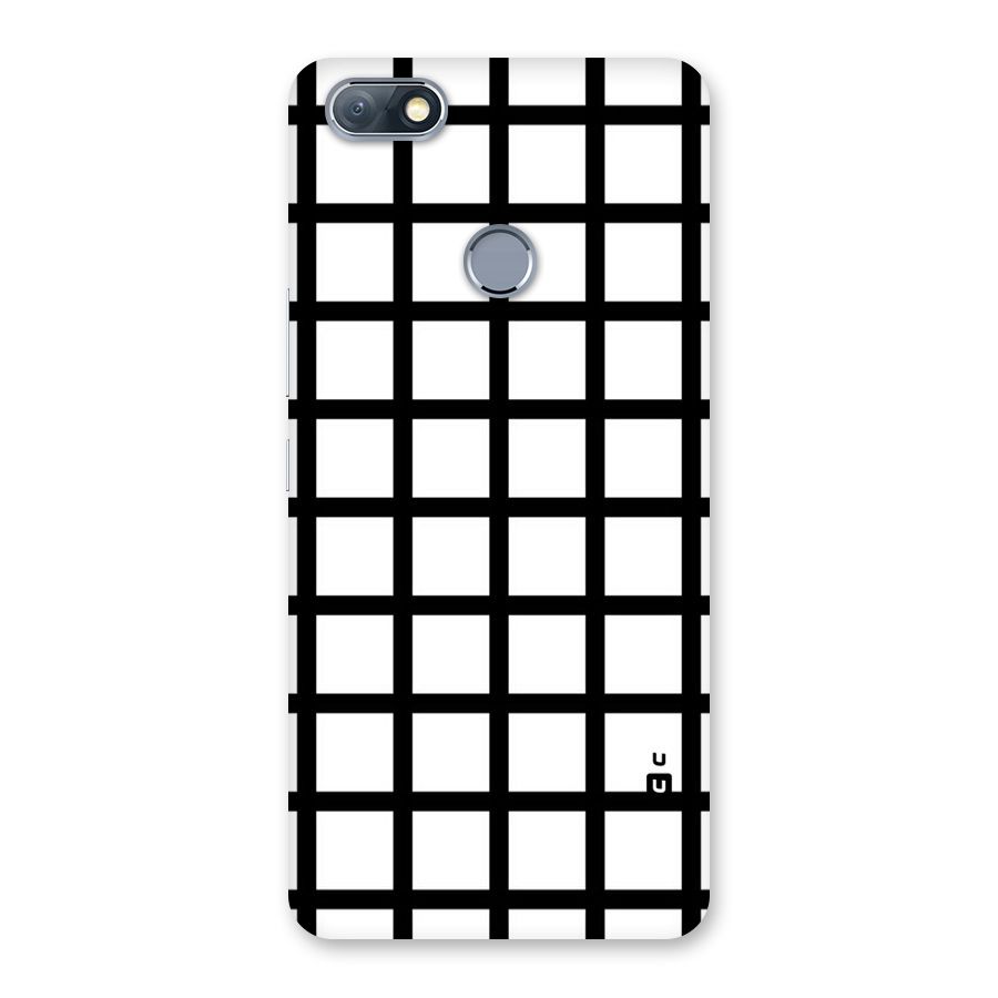 Aesthetic Grid Lines Back Case for Infinix Note 5