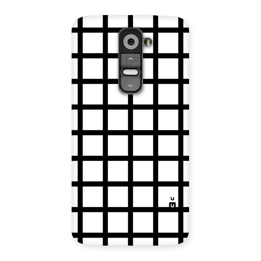 Aesthetic Grid Lines Back Case for LG G2