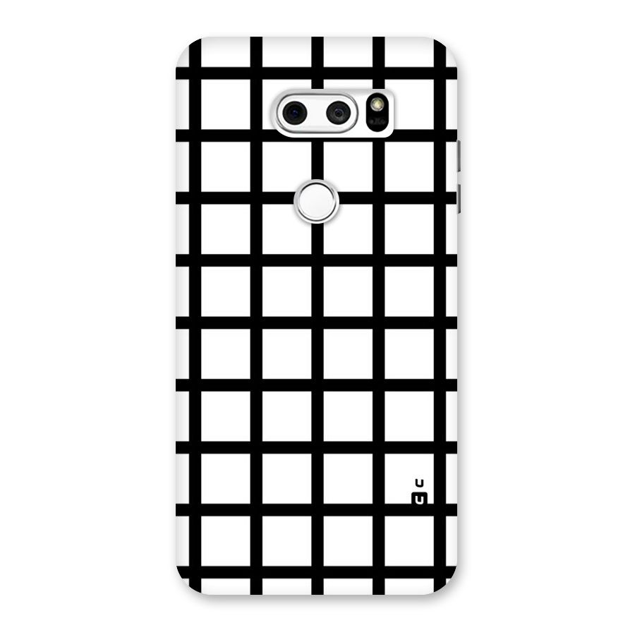 Aesthetic Grid Lines Back Case for LG V30