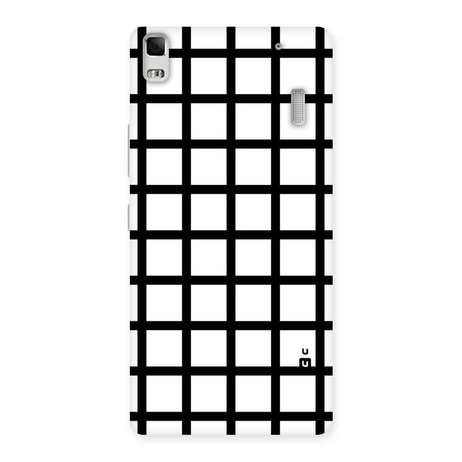 Aesthetic Grid Lines Back Case for Lenovo K3 Note