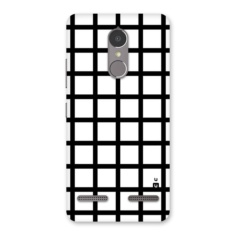 Aesthetic Grid Lines Back Case for Lenovo K6 Power