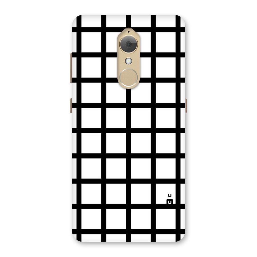 Aesthetic Grid Lines Back Case for Lenovo K8