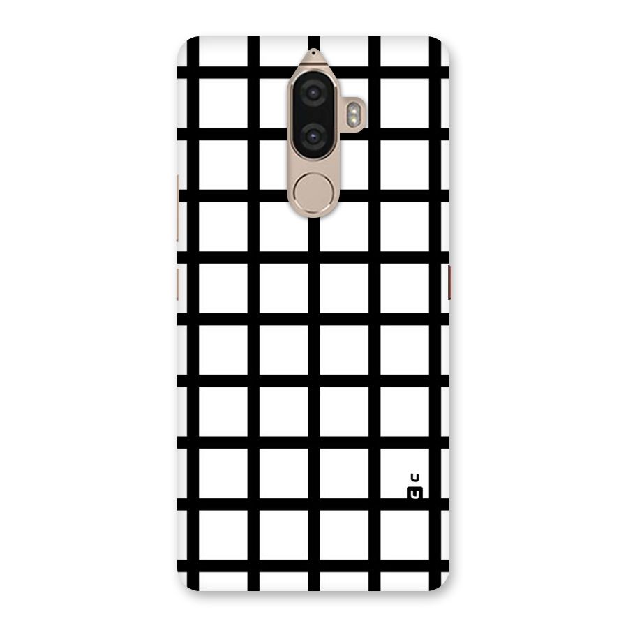 Aesthetic Grid Lines Back Case for Lenovo K8 Note