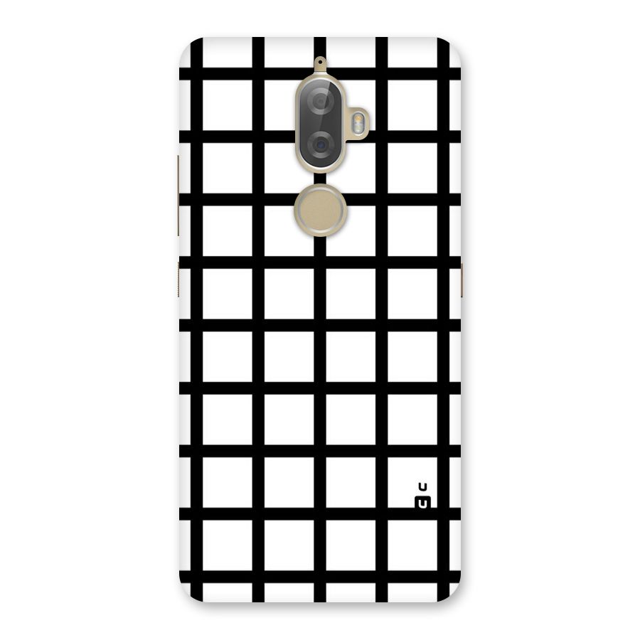 Aesthetic Grid Lines Back Case for Lenovo K8 Plus