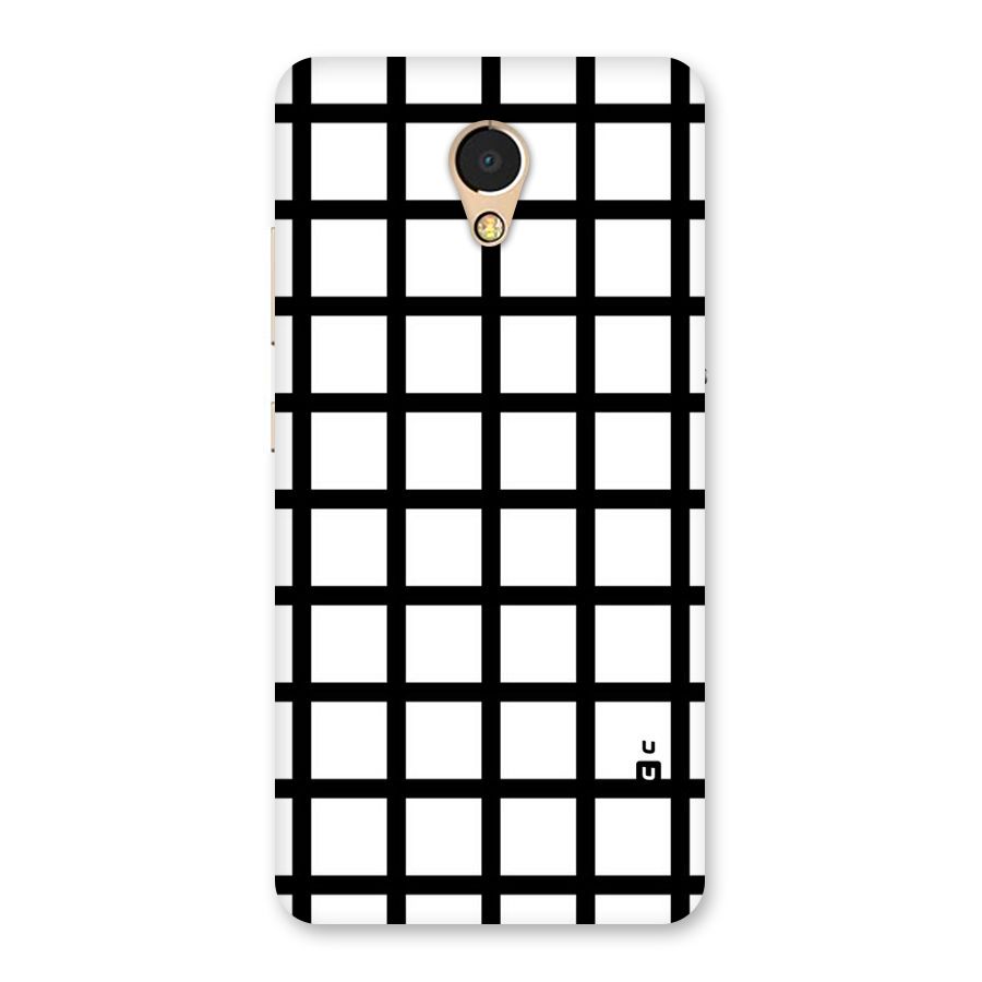 Aesthetic Grid Lines Back Case for Lenovo P2