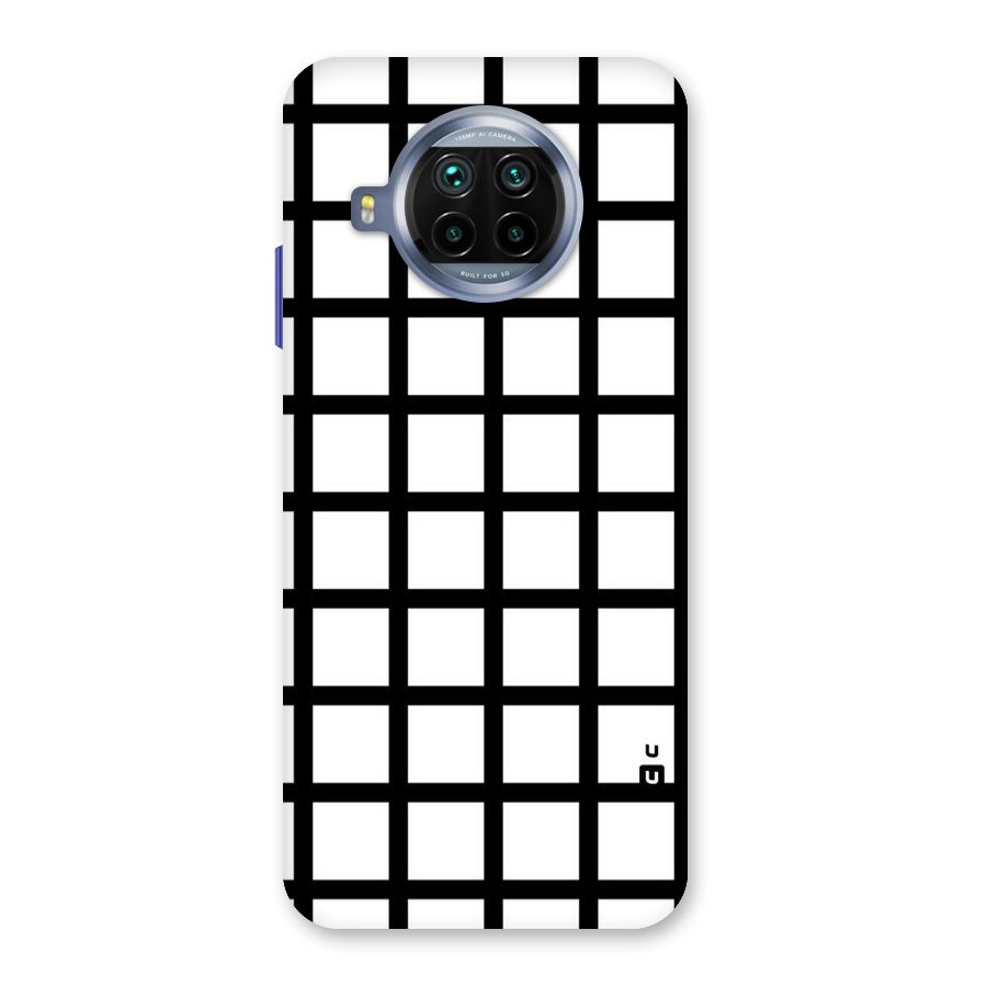 Aesthetic Grid Lines Back Case for Mi 10i