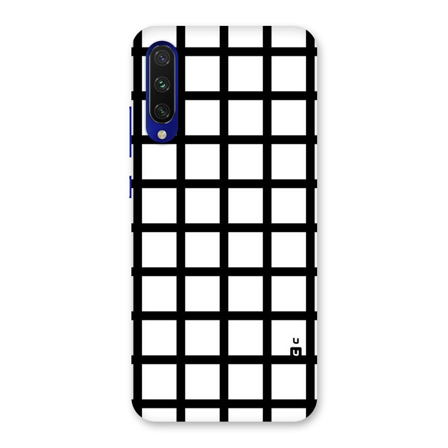 Aesthetic Grid Lines Back Case for Mi A3
