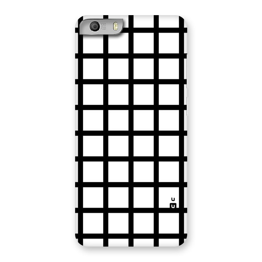 Aesthetic Grid Lines Back Case for Micromax Canvas Knight 2