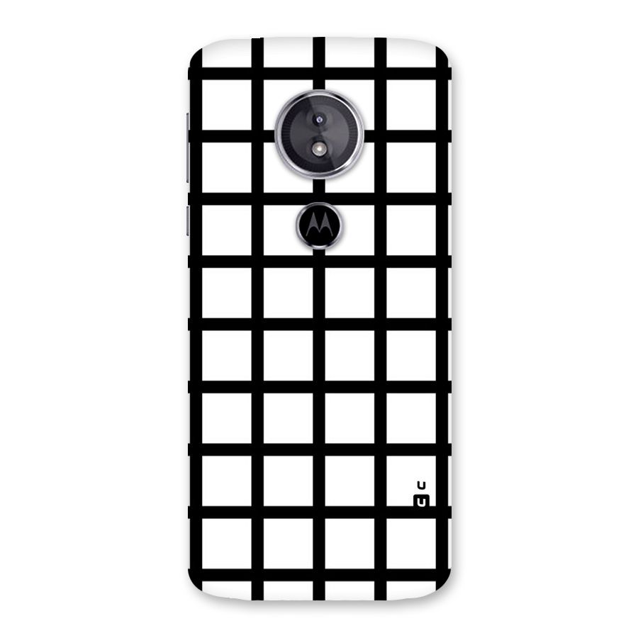 Aesthetic Grid Lines Back Case for Moto E5
