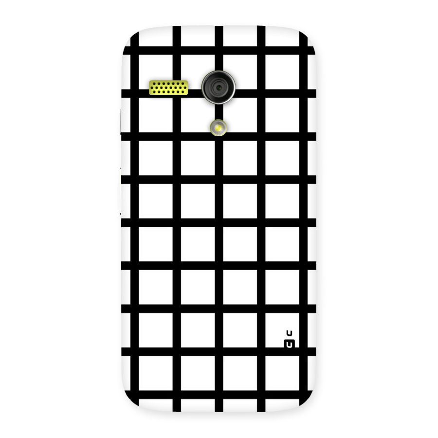 Aesthetic Grid Lines Back Case for Moto G