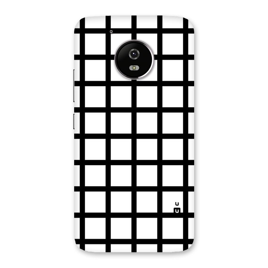 Aesthetic Grid Lines Back Case for Moto G5