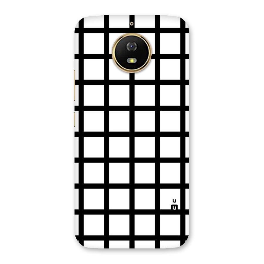 Aesthetic Grid Lines Back Case for Moto G5s