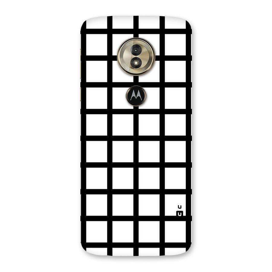 Aesthetic Grid Lines Back Case for Moto G6 Play